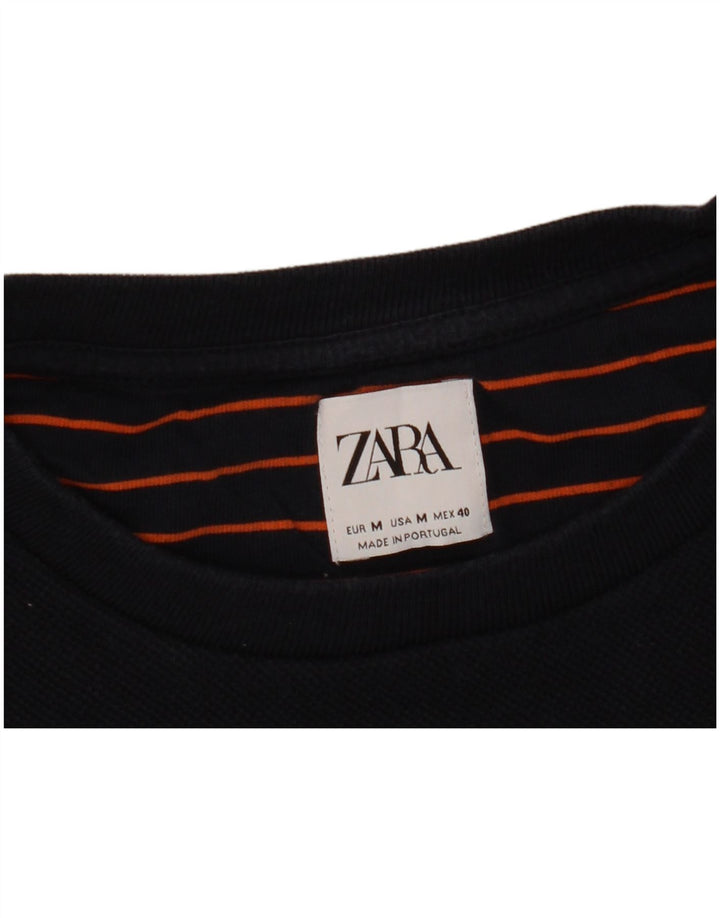 Męski sweter Zara, średni granat