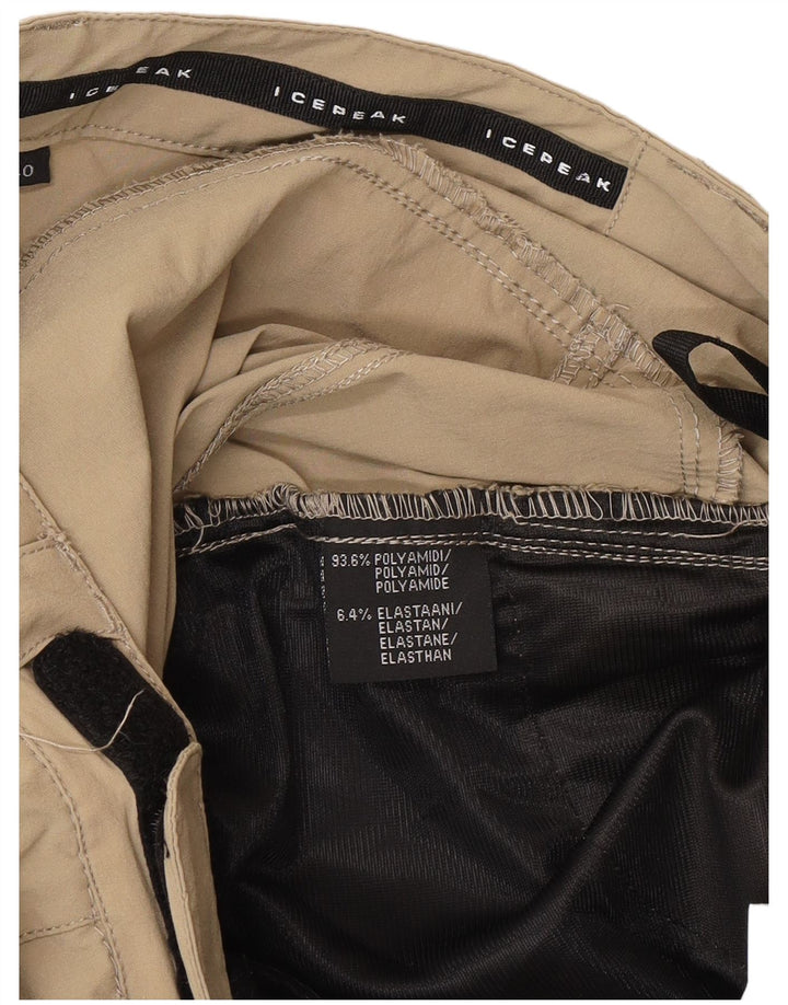 Damskie spodnie turystyczne Icepeak EU 40 Medium W30 L32 Khaki Poliester