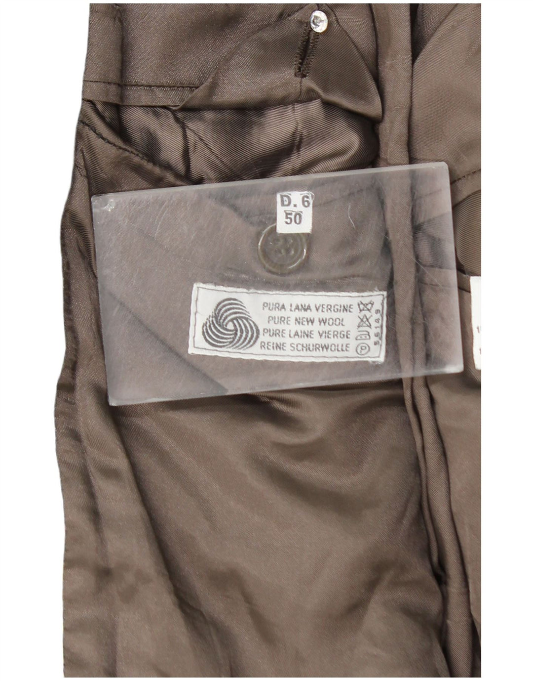 Vintage męska marynarka zapinana na 2 guziki IT 50 duża zielona kratka, nowa wełna