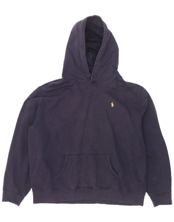 Męska bluza z kapturem Polo Ralph Lauren 2XL, granatowa, bawełniana