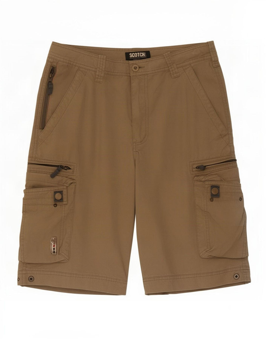 Męskie spodenki cargo Scotch & Soda, małe W29, beżowy nylon