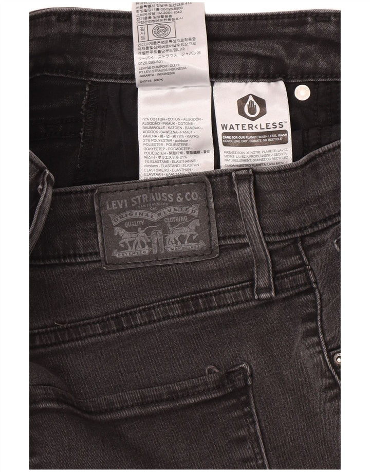 Damskie jeansy Levi's 725 z wysokim stanem Bootcut W32 L32 Szara bawełna