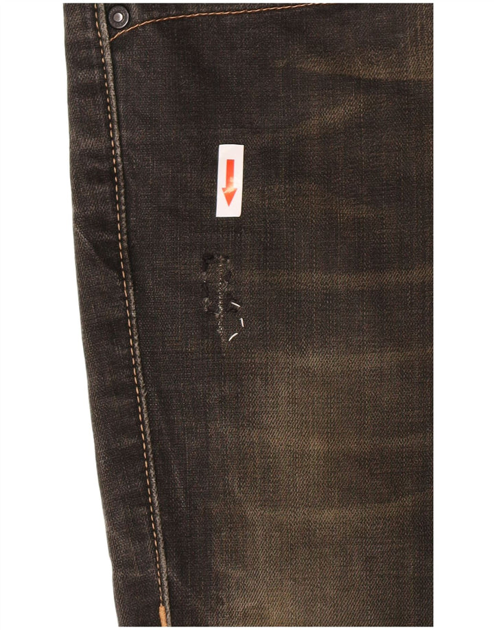 Damskie jeansy Levi's 519 Slim W31 L32, bawełna khaki