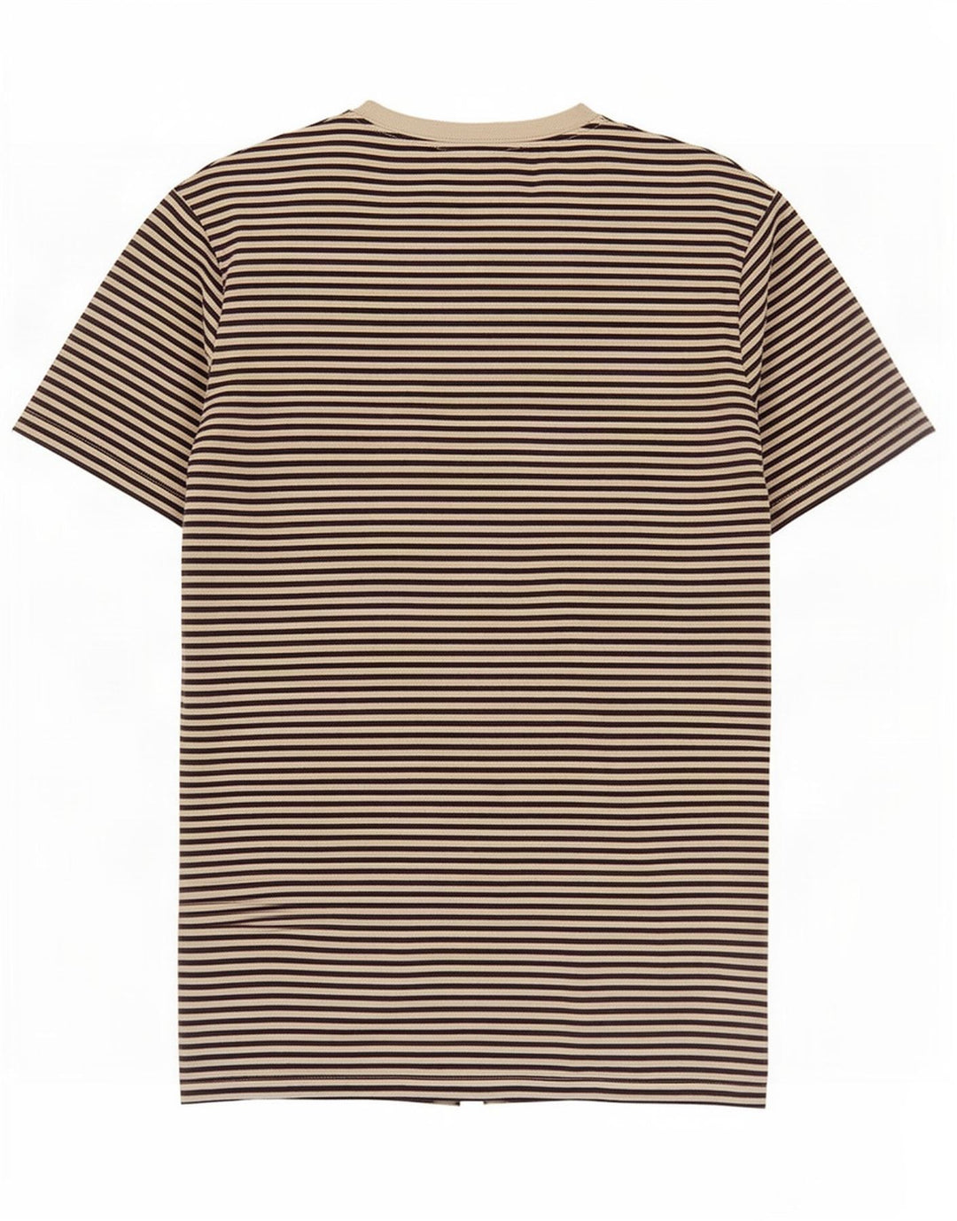 T-shirt męski Fred Perry, mały, biały, bawełniany w prążki
