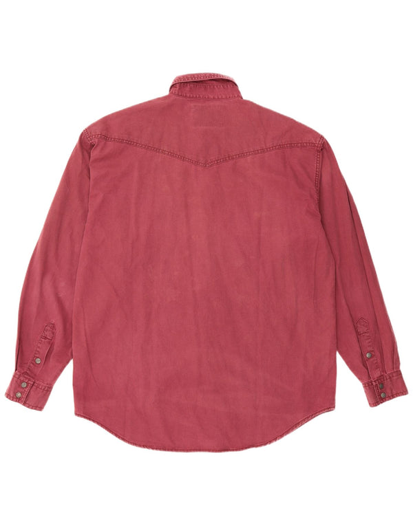 Koszula męska Wrangler, bawełniana, w kolorze średniego bordowego koloru