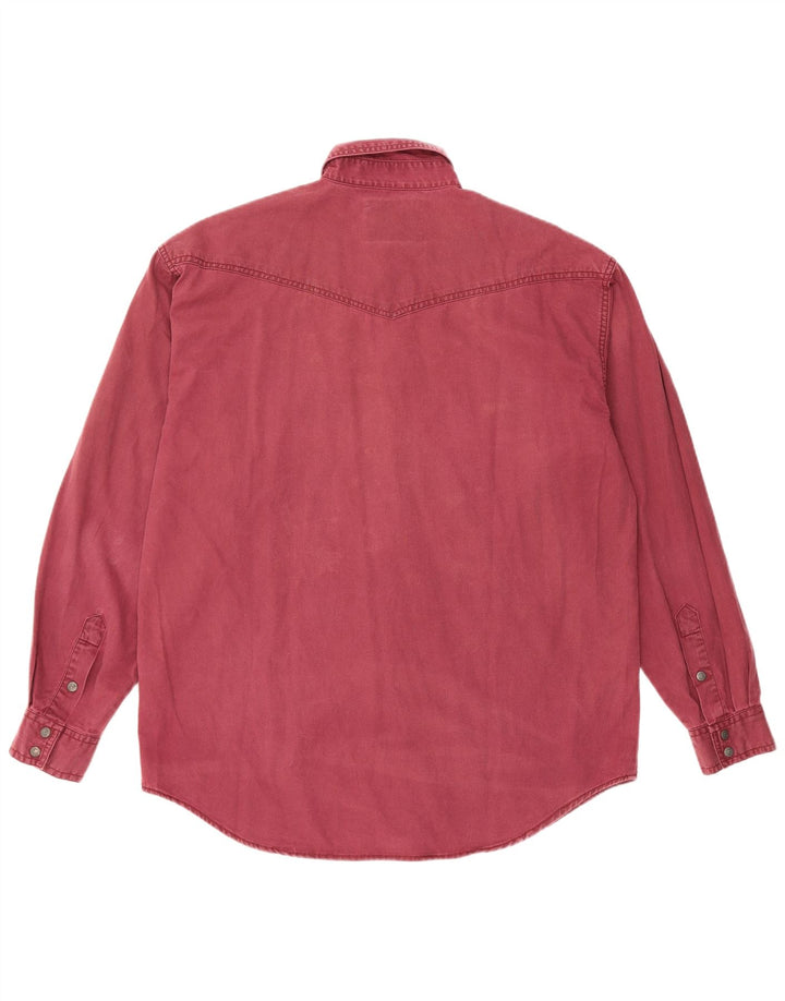 Koszula męska Wrangler, bawełniana, w kolorze średniego bordowego koloru