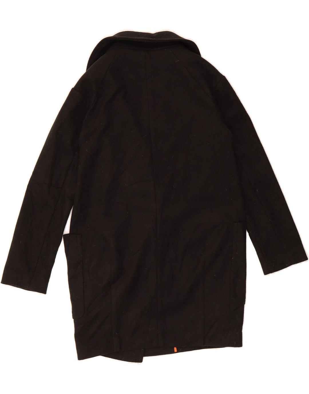 TOPSHOP Womens Overcoat UK 4 XS  Black Polyester Vintage Topshop and Second-Hand Topshop from Messina Hembry 