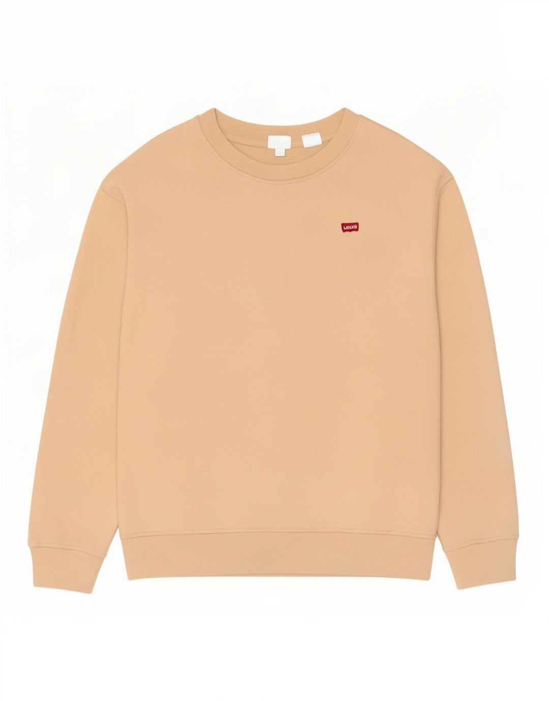 Damski sweter oversize Levi's UK 10, mały, beżowy, bawełniany