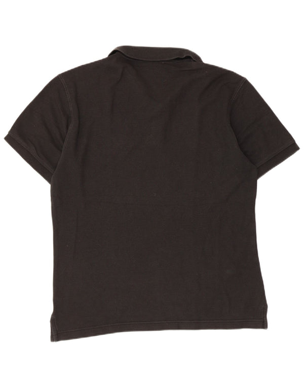 Męska koszulka polo Fila, mała, czarna, bawełniana