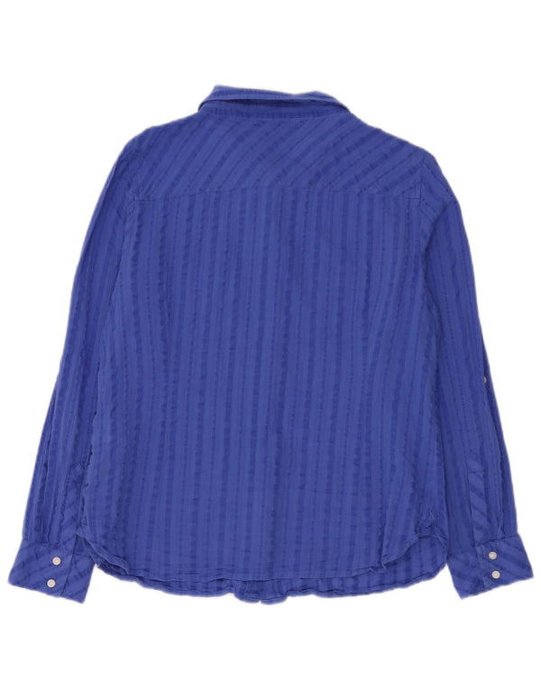 Koszula damska Tommy Hilfiger UK 16, duża, bawełniana w niebieskie paski