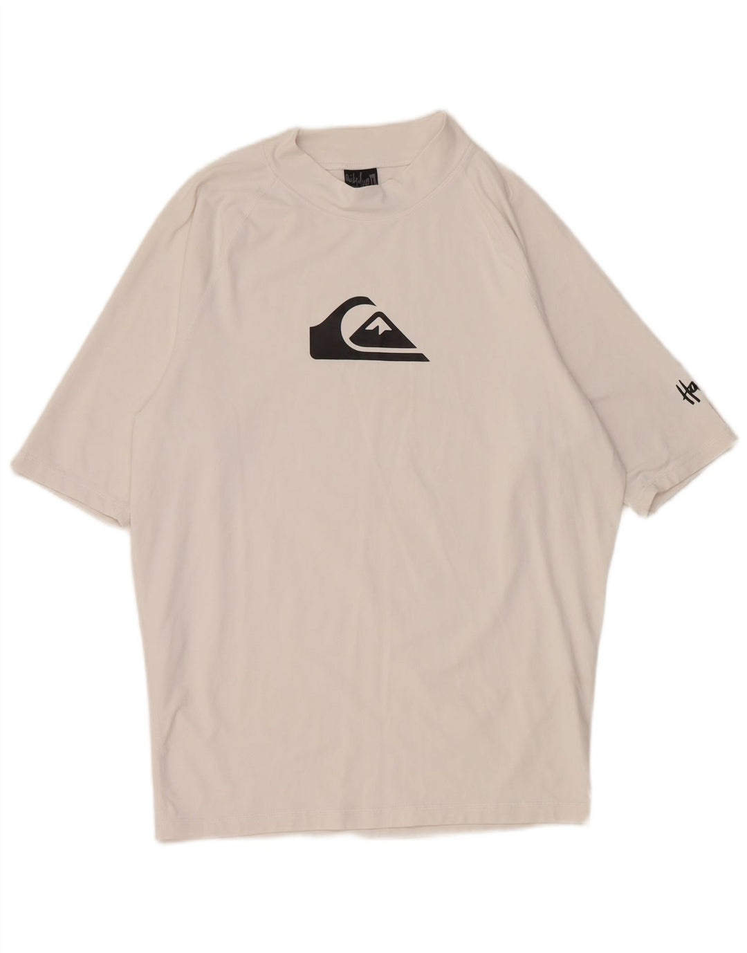 Męska koszulka z grafiką Quiksilver Top 2XL Biały nylon