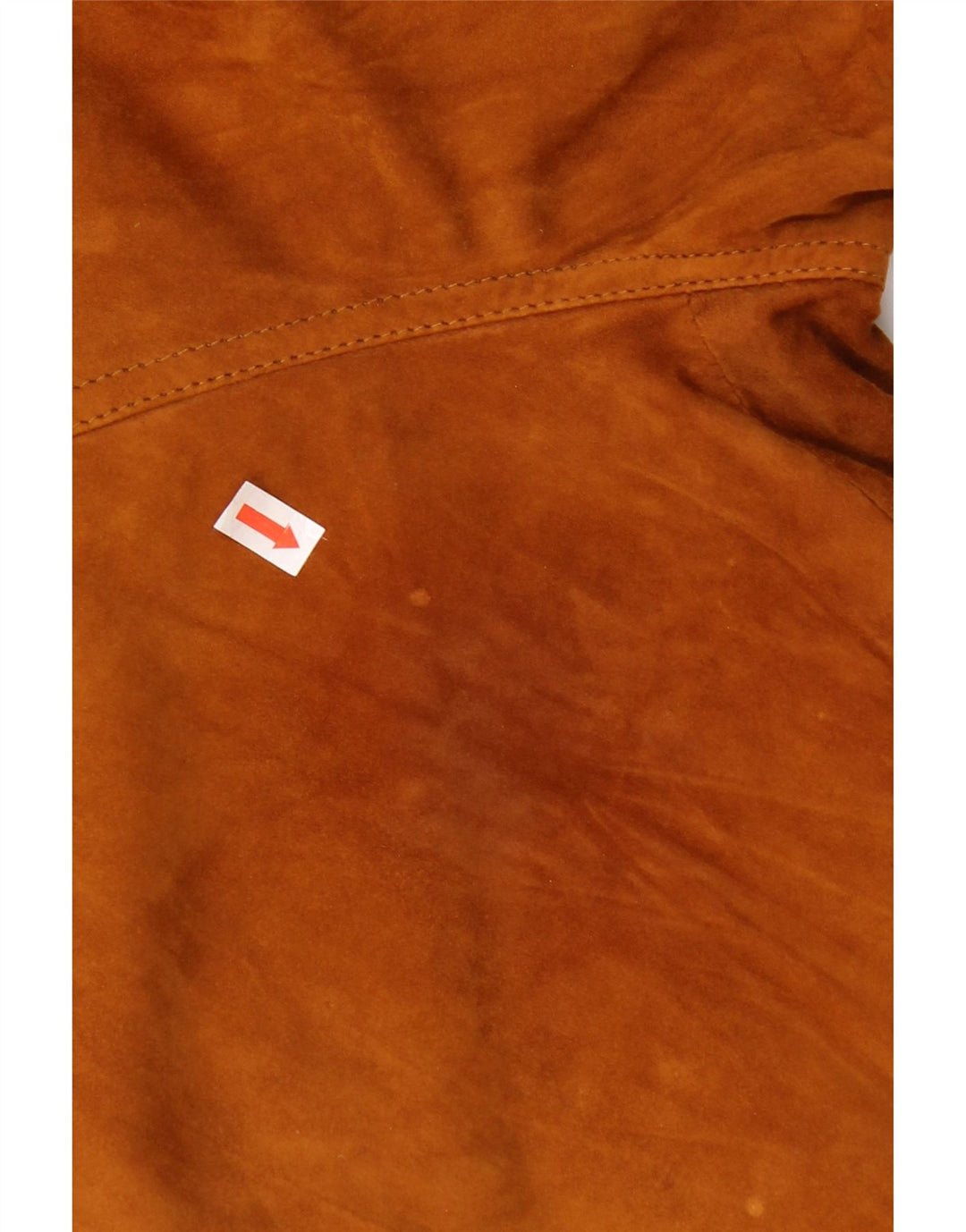 Vintage męska zamszowa kurtka bomber IT 52 XL brązowa skóra