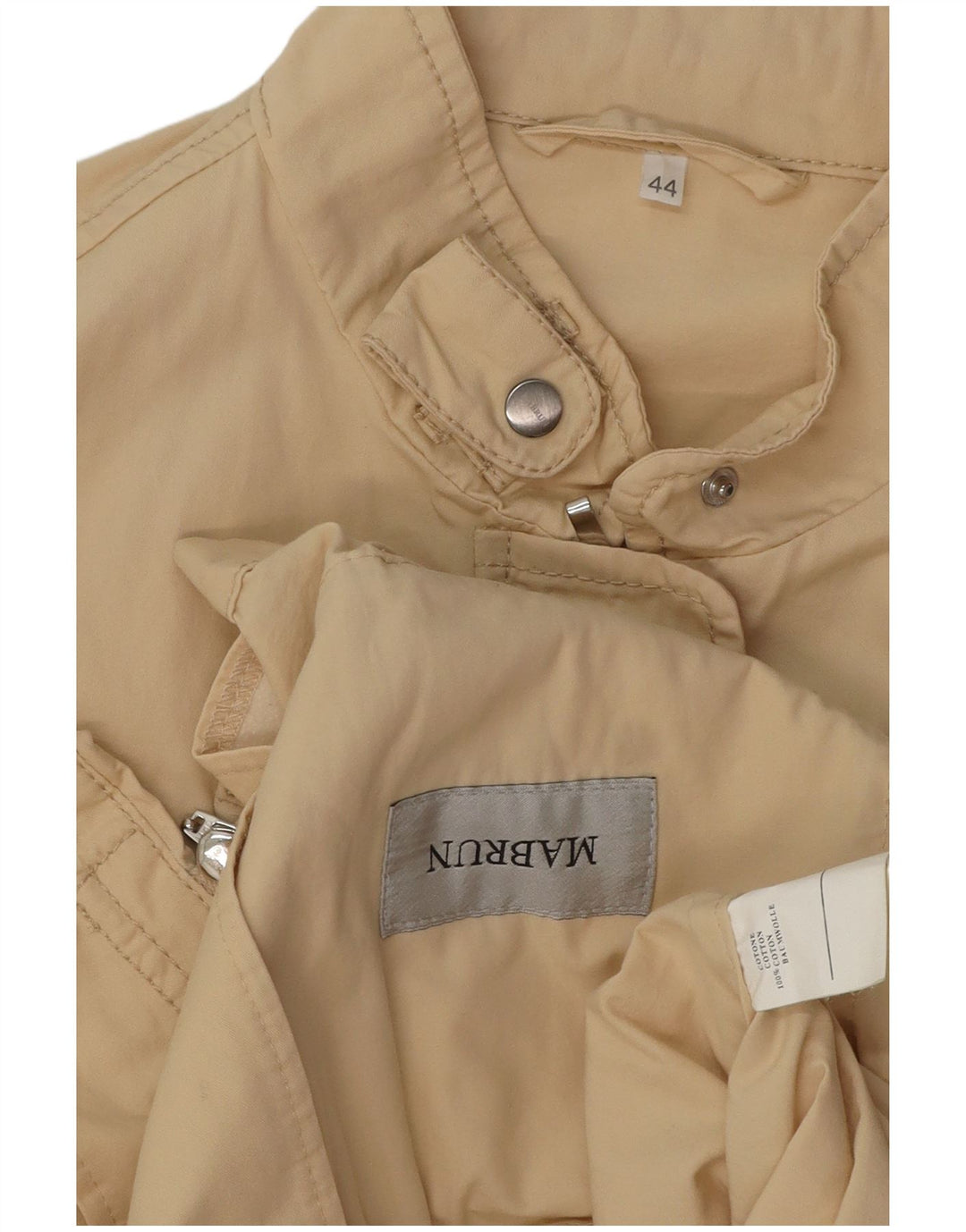 Damska kurtka użytkowa Mabrun IT 44, średnia beżowa bawełna
