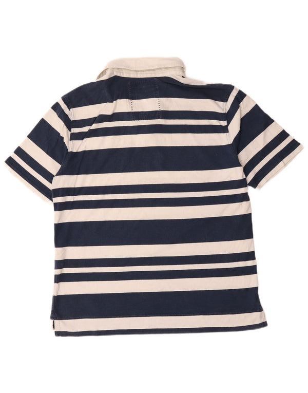 Crew Clothing Męska koszulka polo do rugby XL, bawełniana w granatowe paski