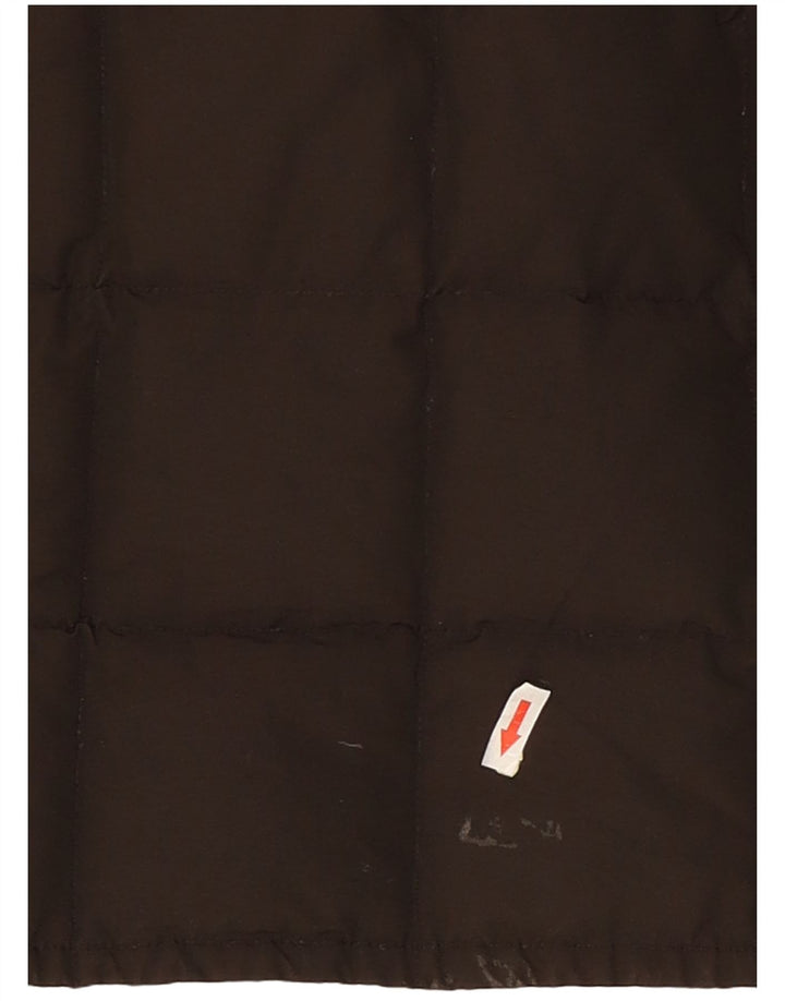 Damski ocieplany płaszcz z kapturem Woolrich UK 12, średnia bawełna khaki