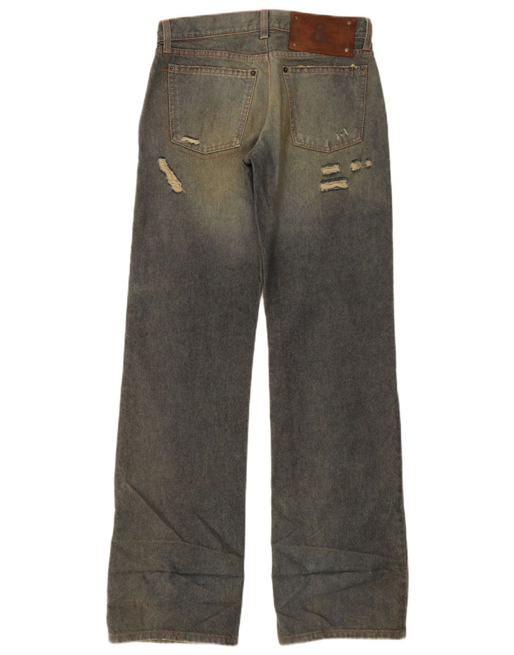 Dolce & Gabbana Damskie jeansy proste w trudnej sytuacji EU 38 Medium W30 L33 Niebieskie
