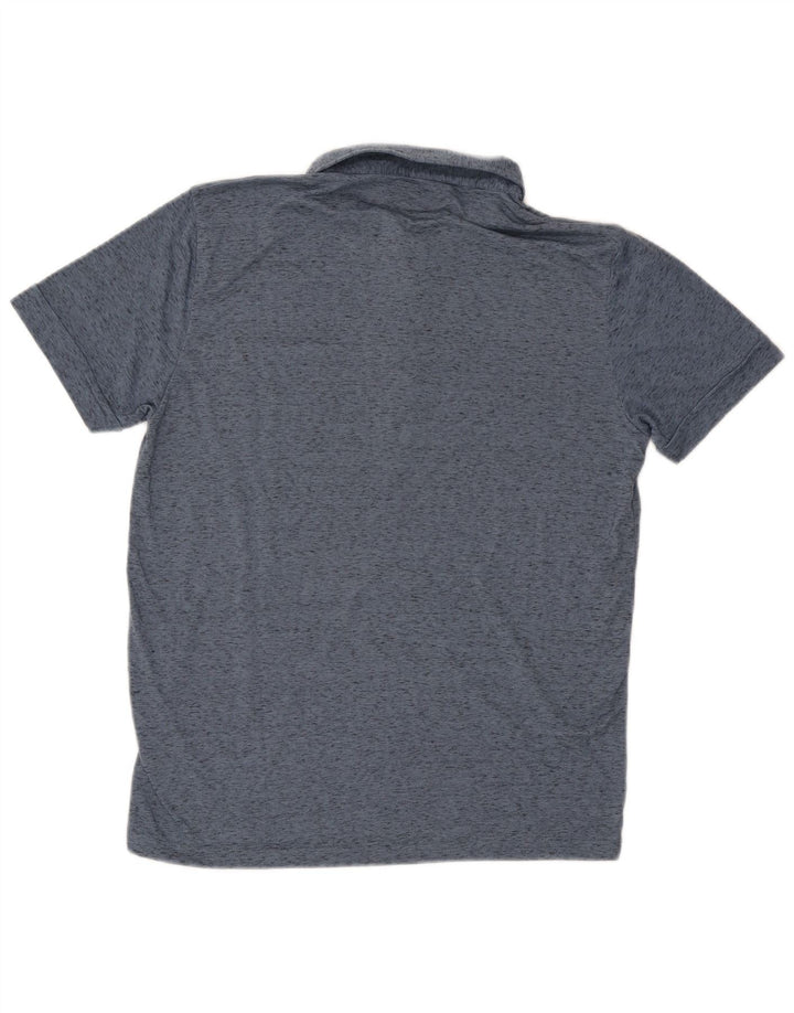 Męska koszulka polo Marlboro Classics, duża, niebieska, nakrapiana, poliester