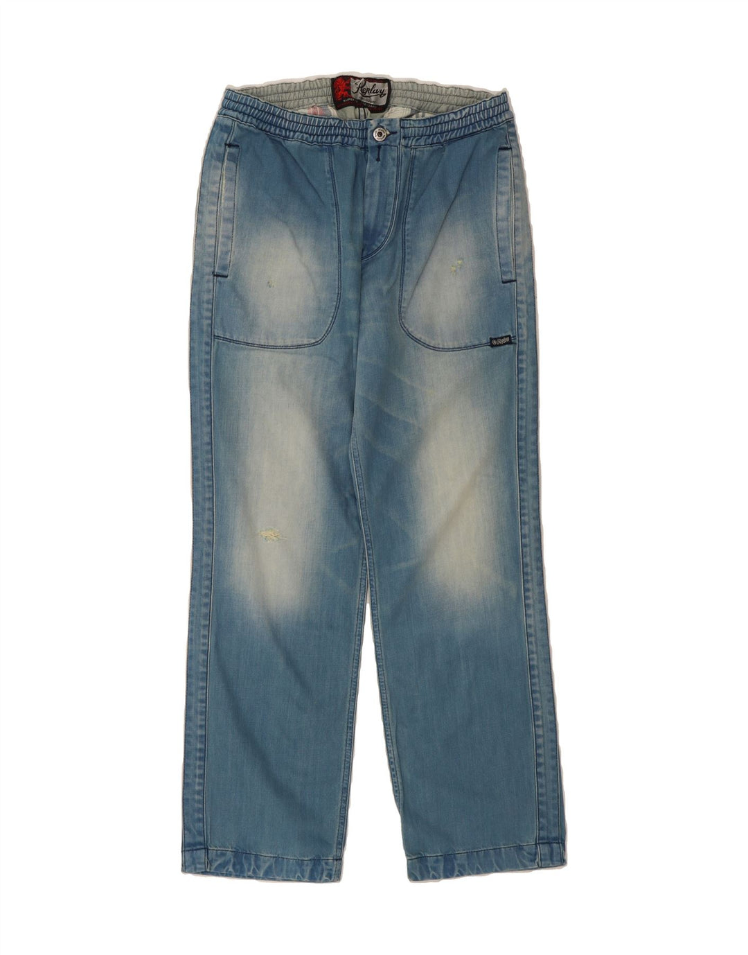 REPLAY Mens Superior Straight Jeans W32 L30 Blue Vintage Replay and Second-Hand Replay from Messina Hembry 