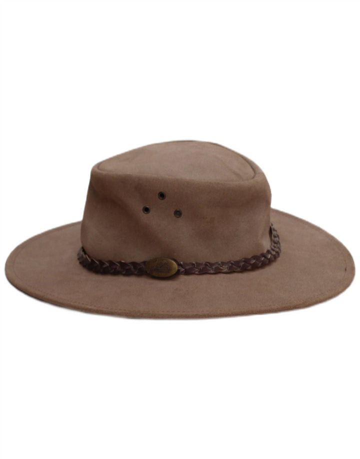 Jacaru Australia Męski zamszowy kapelusz kowbojski, średni/duży, brązowy western