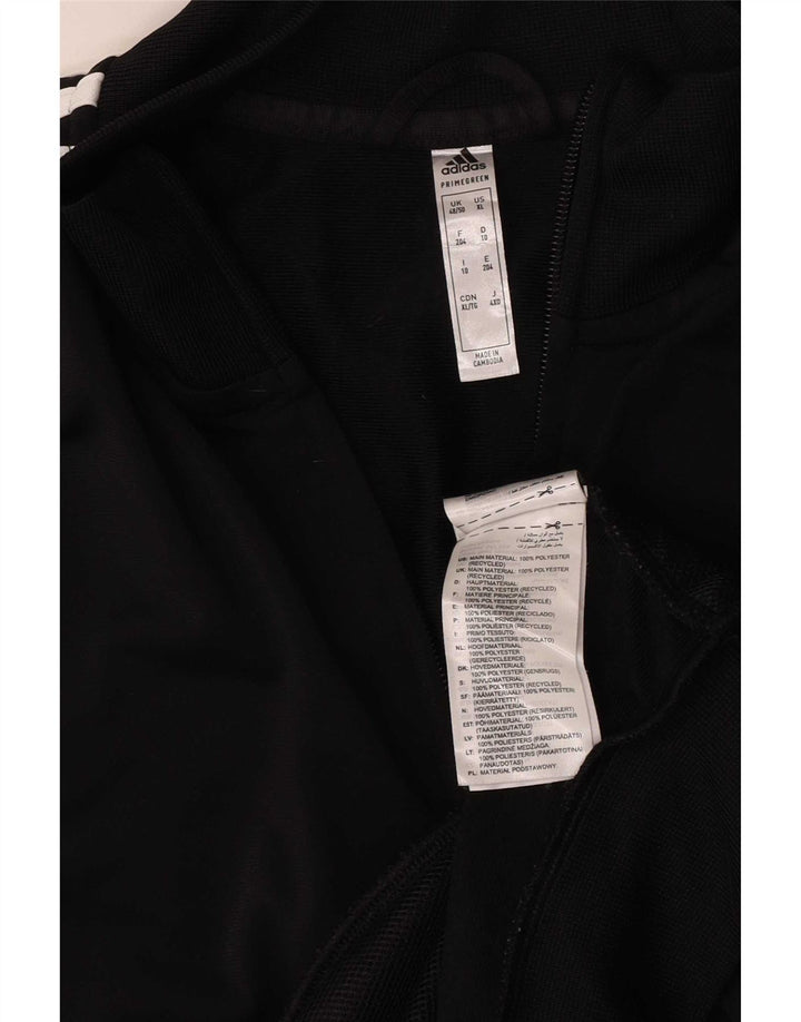 Adidas Męska bluza dresowa UK 48/50 XL Czarny poliester