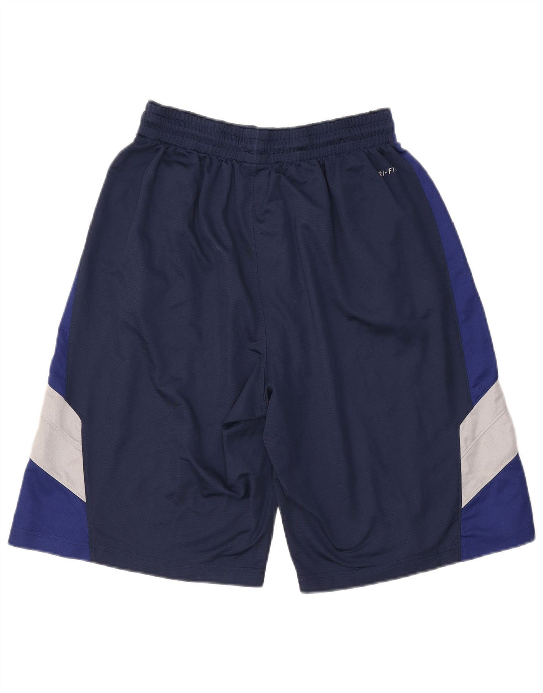 Męskie spodenki sportowe Nike Dri Fit, duży, granatowy, poliestrowy blok kolorów