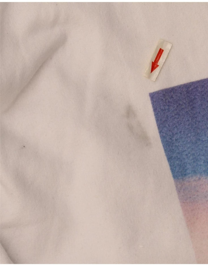 Męska bluza Levi's Graphic o swobodnym kroju, 2XL, biała bawełna