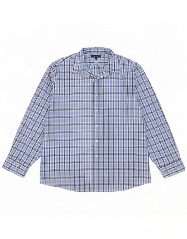 Koszula męska Tommy Hilfiger Rozmiar 18 2XL Bawełniana niebieska krata