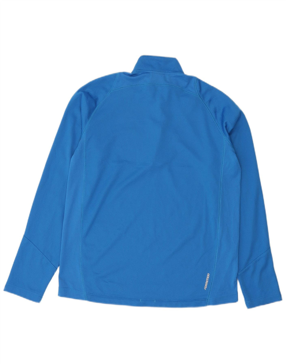 Adidas Męskie Climacool Zip Neck Sweter Dresowy Top Mały Niebieski Poliester