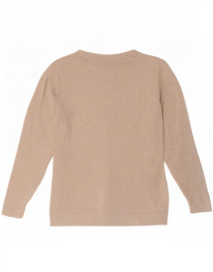 Damski sweter rozpinany White Stuff z rękawem 3/4, UK 8, mały, w kropki