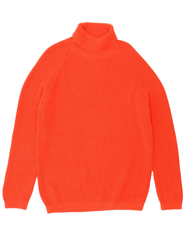 Zara Męski sweter z golfem XL, czerwony, bawełniany