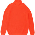 Zara Męski sweter z golfem XL, czerwony, bawełniany