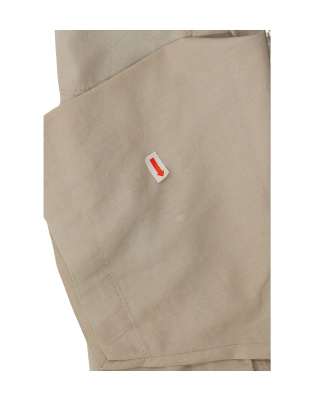 MALAGRIDA Mens Short Sleeve Pullover Shirt Large Beige Vintage Malagrida and Second-Hand Malagrida from Messina Hembry 