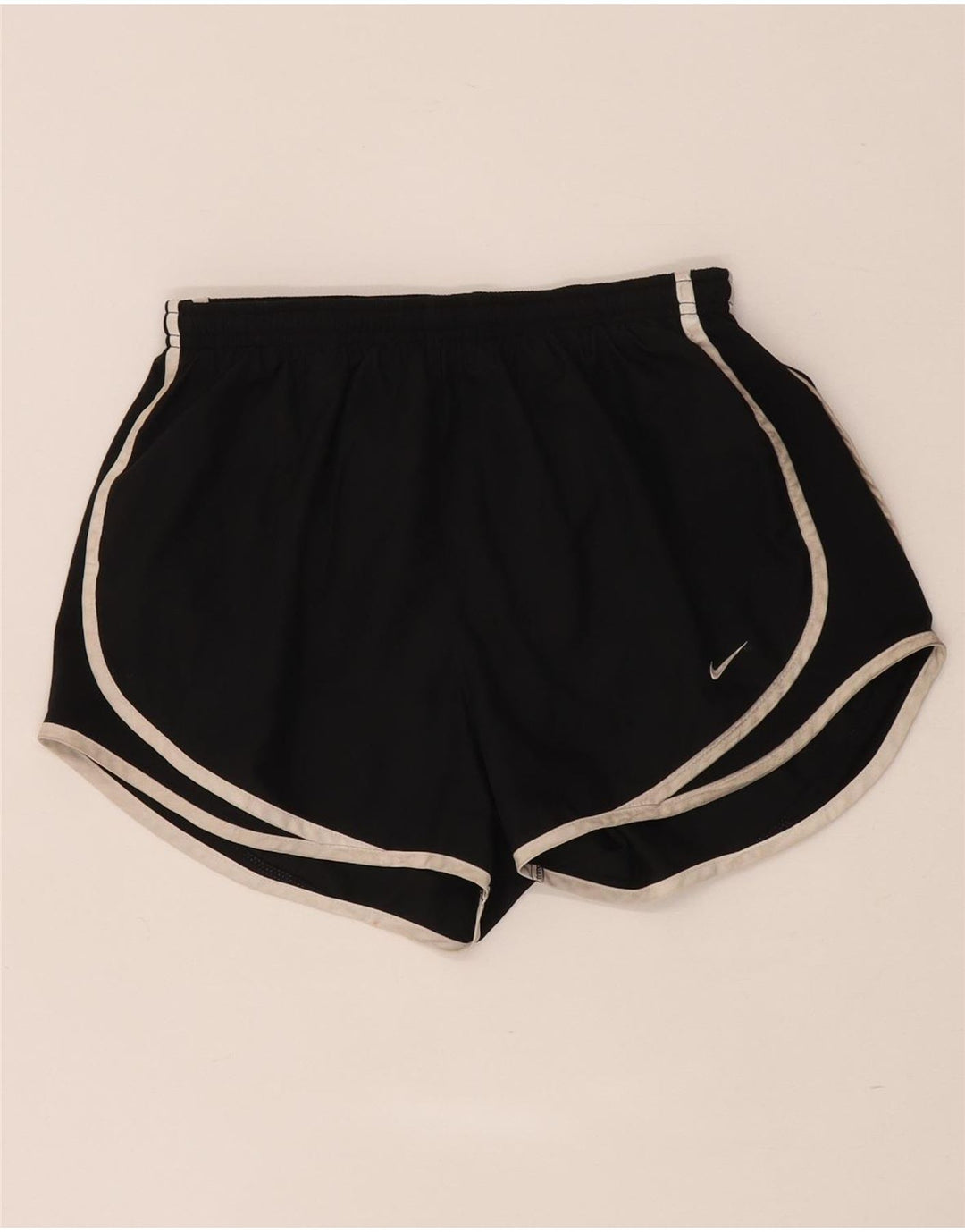 Damskie spodenki sportowe Nike Dri Fit UK 10, małe, czarne, poliestrowe