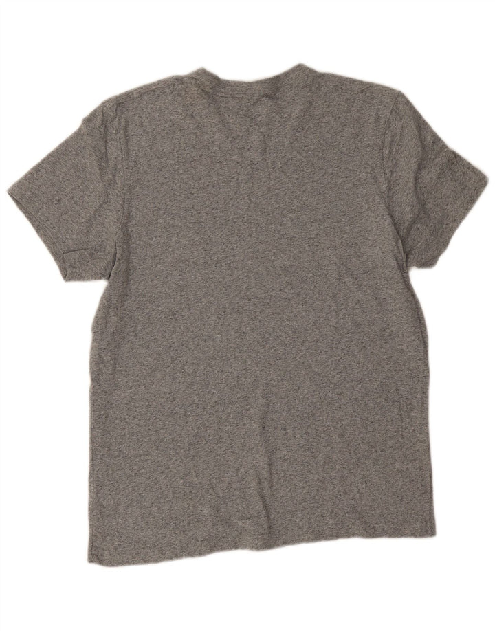 T-shirt męski Jack Wills o klasycznym kroju, średnioszary, bawełniany