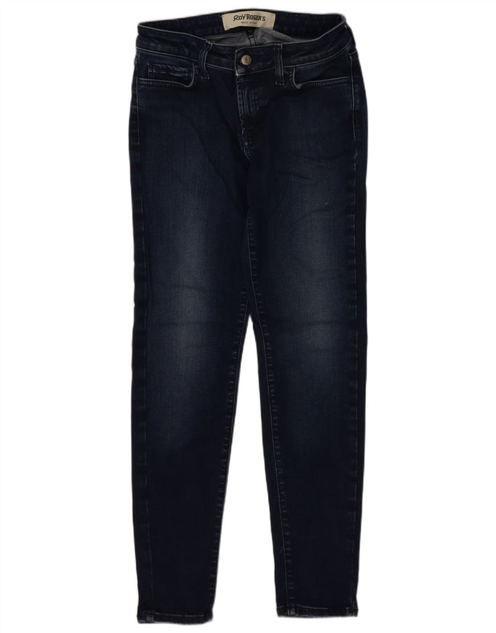 Damskie jeansy skinny Roy Rogers W28 L27 Niebieski poliester