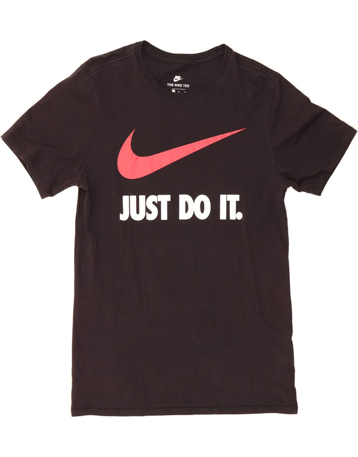 NIKE Mens Graphic T-Shirt Top Medium Black Cotton Vintage Nike and Second-Hand Nike from Messina Hembry 
