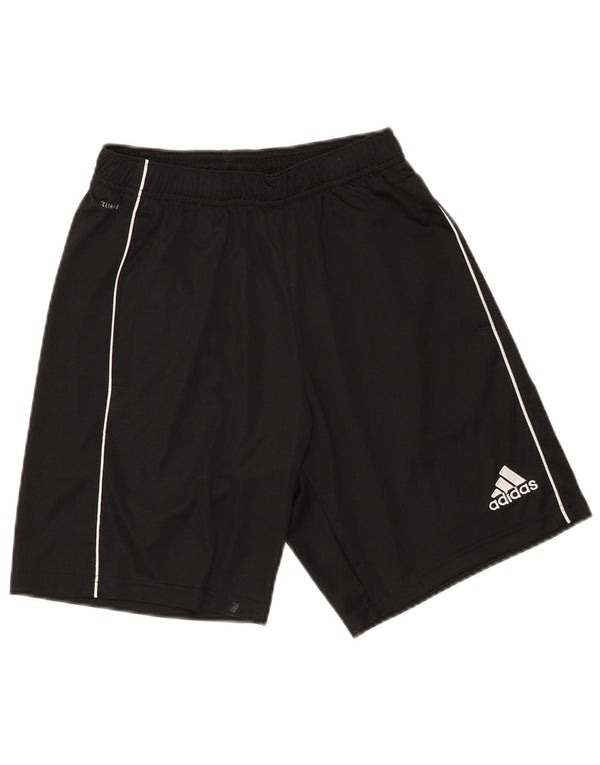 Męskie spodenki sportowe Adidas Climalite, małe, czarne, poliestrowe