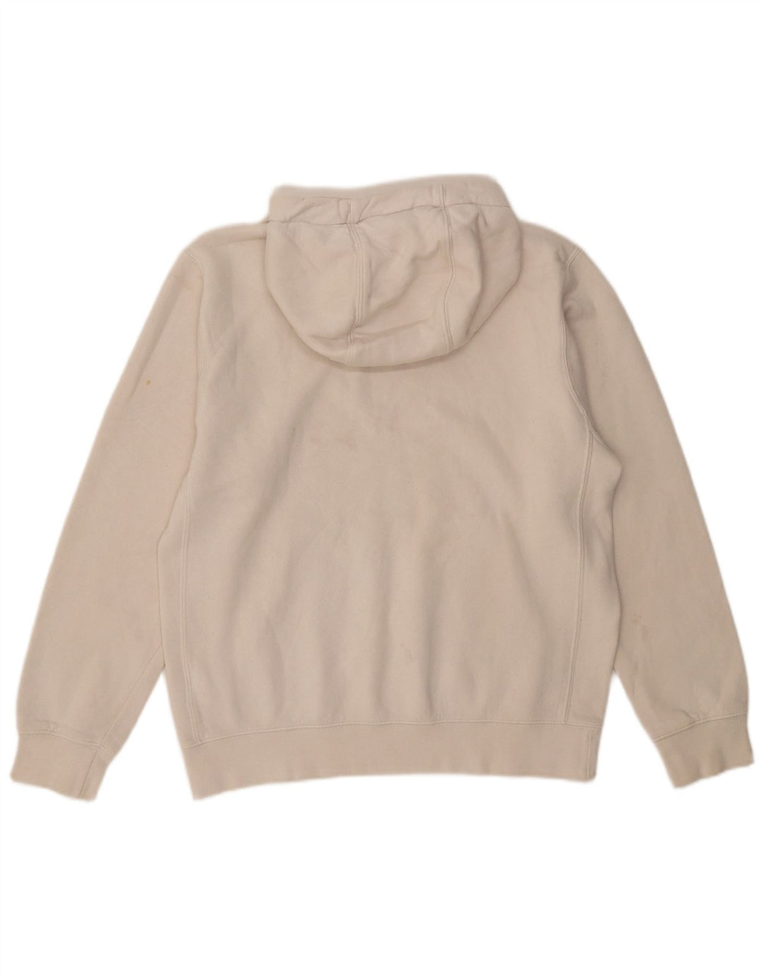 Męski sweter z kapturem Nike, mały, biały, bawełniany