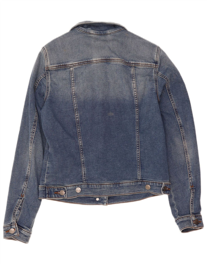 Damska kurtka dżinsowa Esprit Crop UK 10 Small, niebieska bawełna