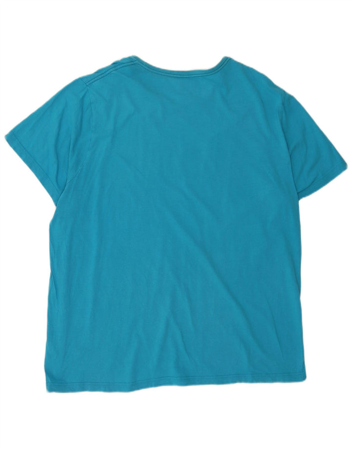 Męska koszulka z grafiką Puma Top 2XL w kolorze niebieskim