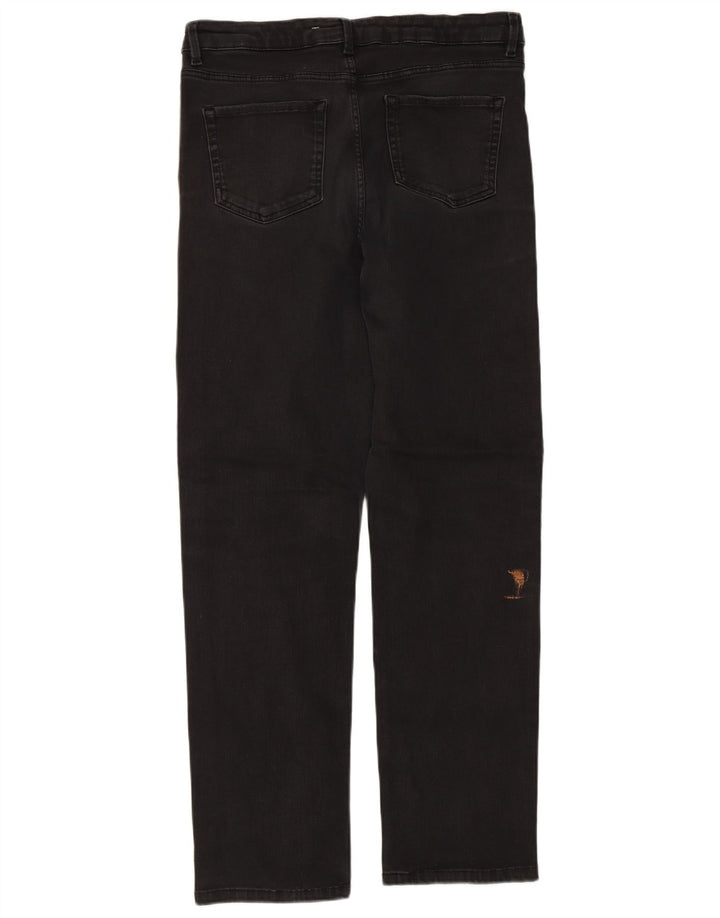 Marks & Spencer Damskie Regular Straight Jeans UK 16 Large W32 L30 Czarny