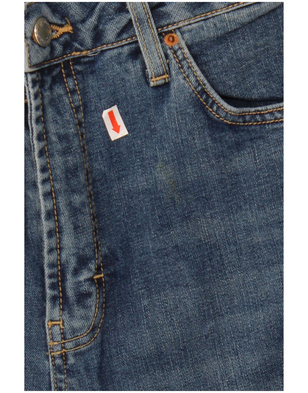 Damskie jeansy slim fit Topshop W32 L27 Niebieskie