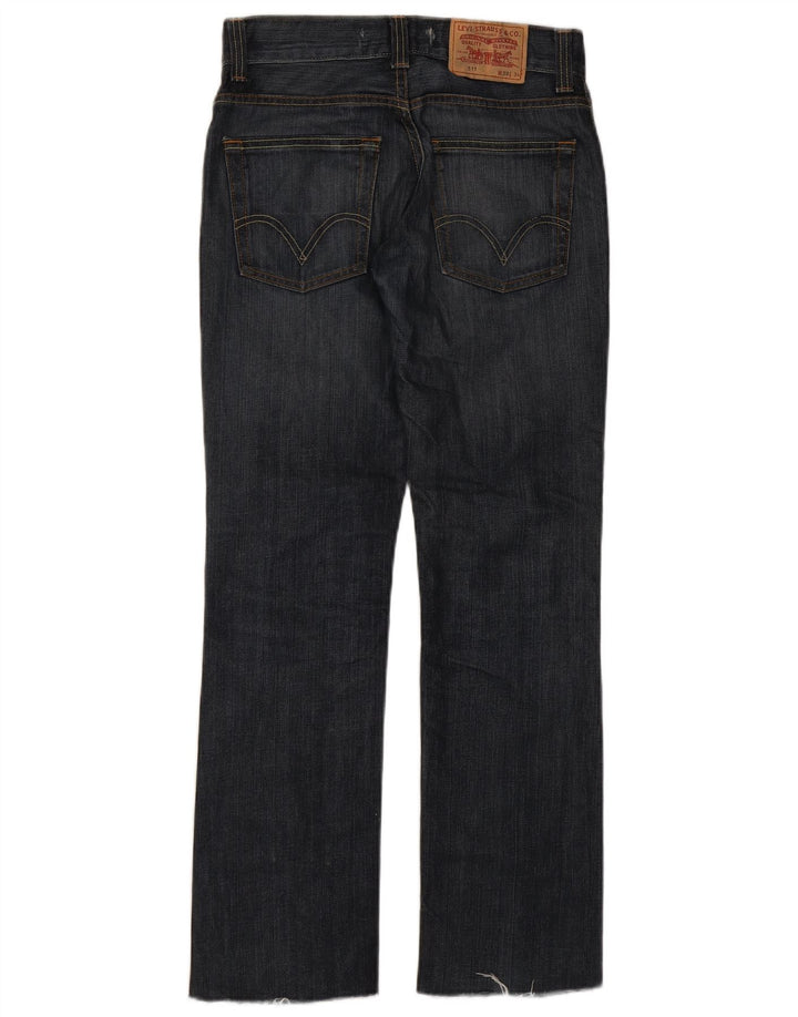 Damskie jeansy Levi's 511 Slim W30 L30 Granatowa bawełna