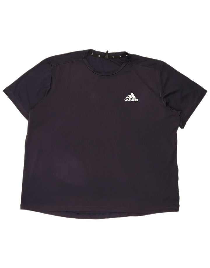 Męski T-shirt ADIDAS Aeroready Top XL Granatowy Poliester