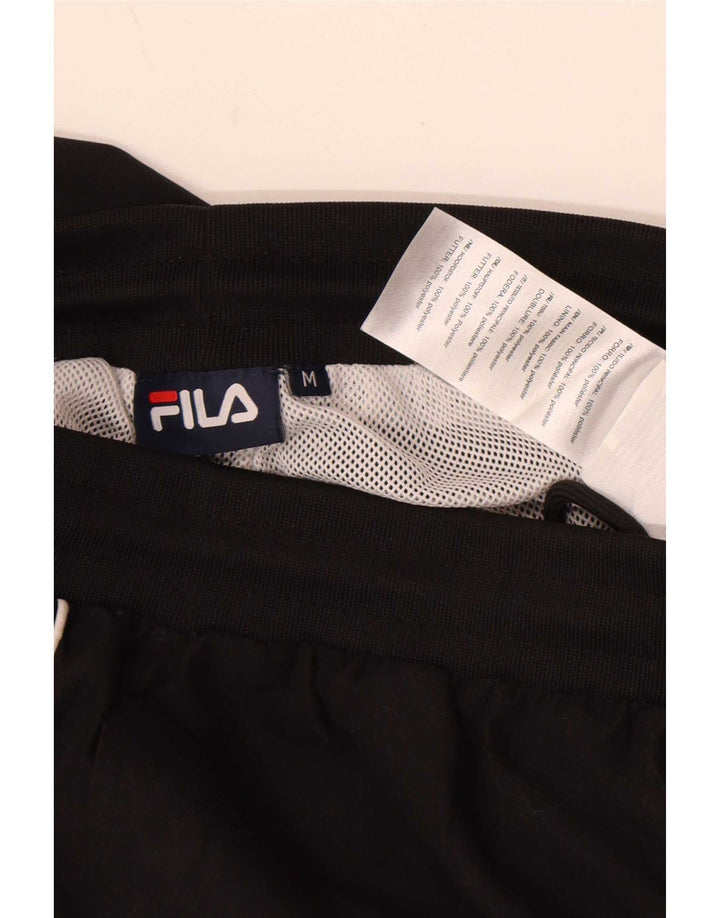 Męskie spodnie dresowe Fila Joggers, średni czarny poliester
