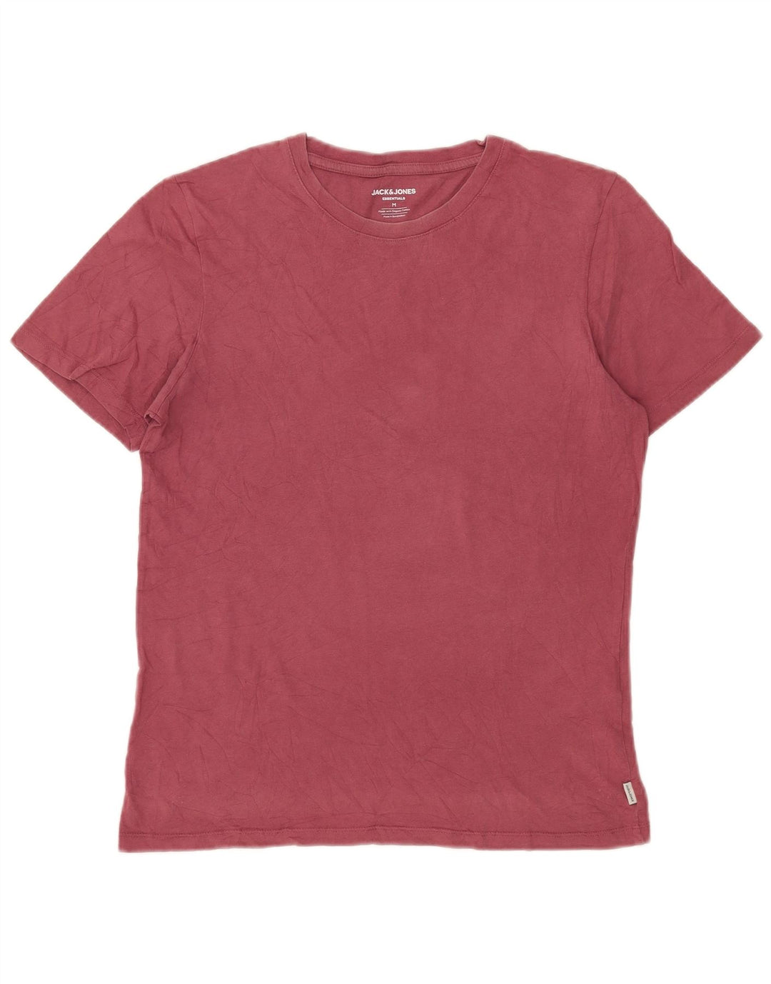 T-shirt męski Jack & Jones, średni, różowy, bawełniany
