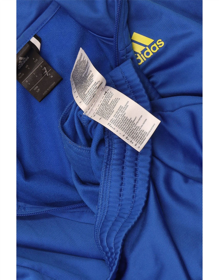 Adidas Męska bluza dresowa Top Jacket UK 36/38 Mały niebieski poliester