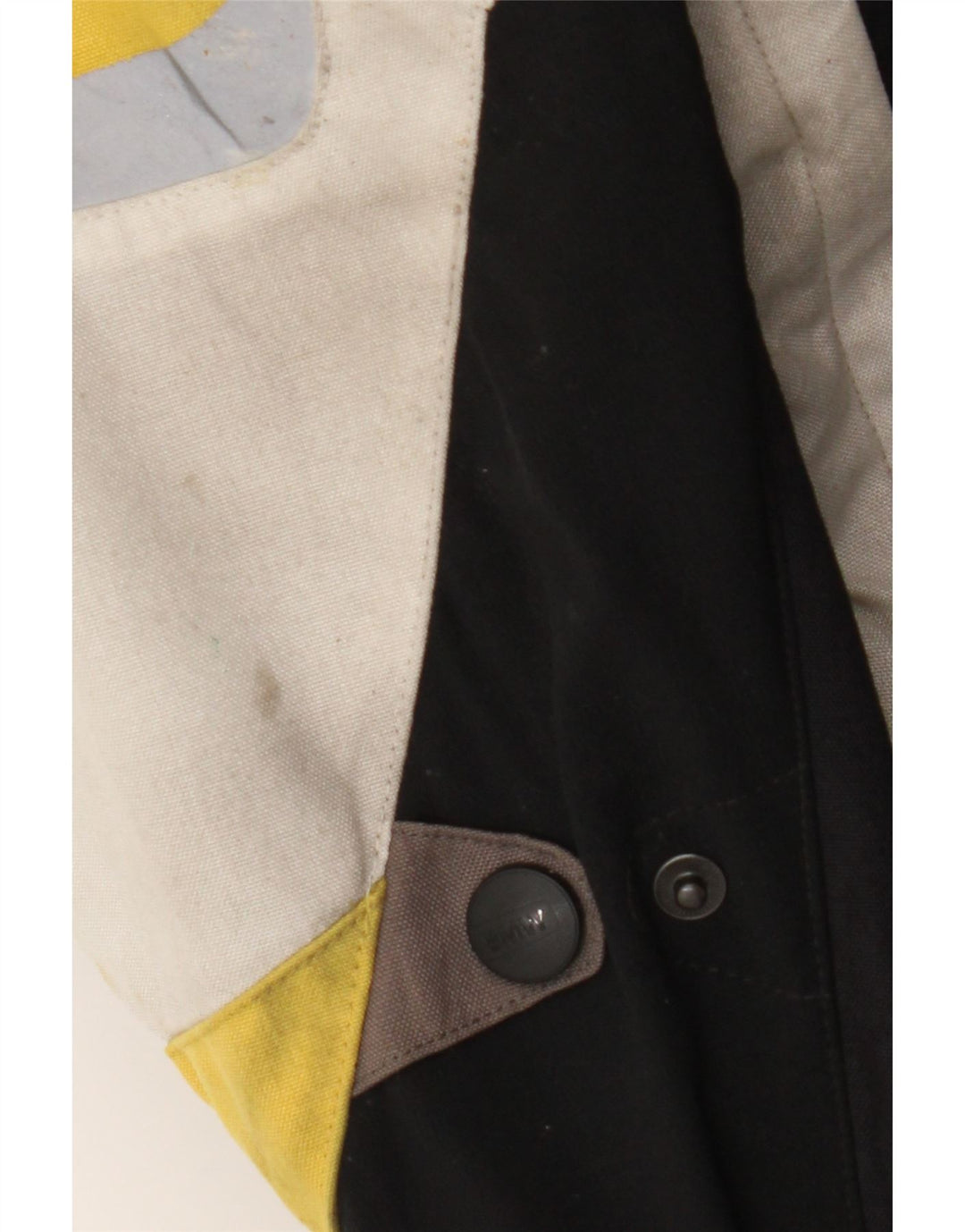 Męska kurtka motocyklowa BMW Motorrad UK 40, duża, czarna, z blokami kolorów