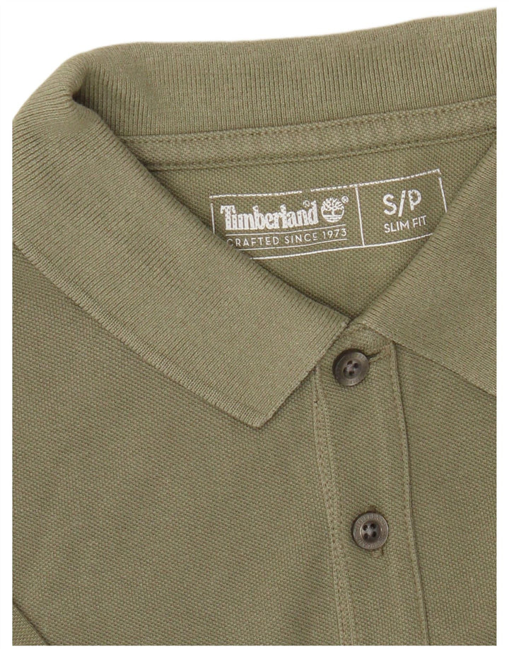 Męska koszulka polo Timberland Slim Fit, mała, khaki
