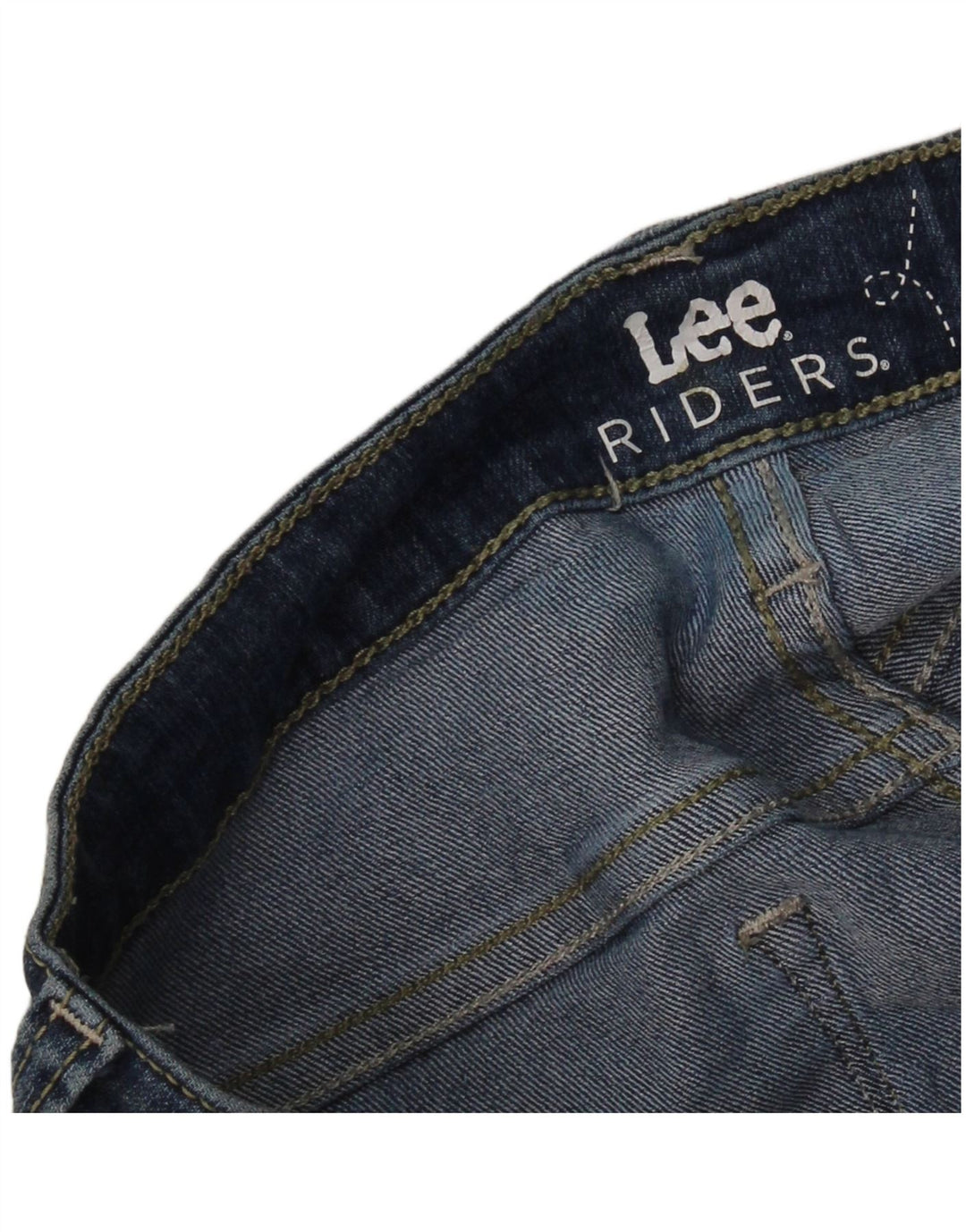 Damskie jeansy Lee Riders Mid Rise Skinny W30 L26 Niebieskie